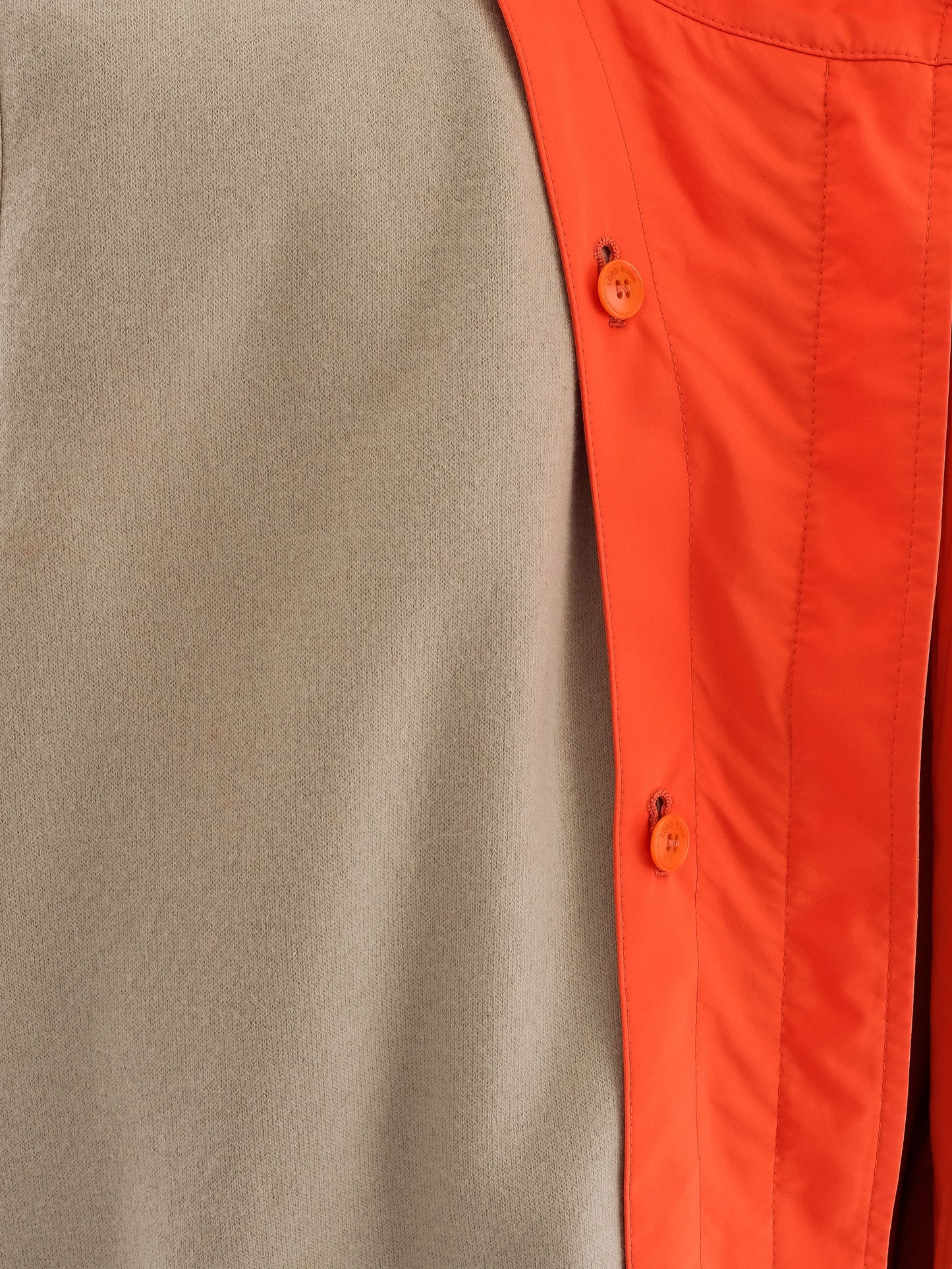 perfect loro piana orange hooded jacket women's xs