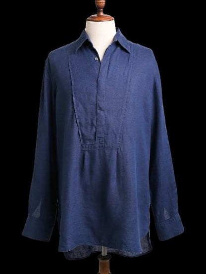 Perfect Burberry Blue Cotton Long Sleeve Shirt Size L for Men