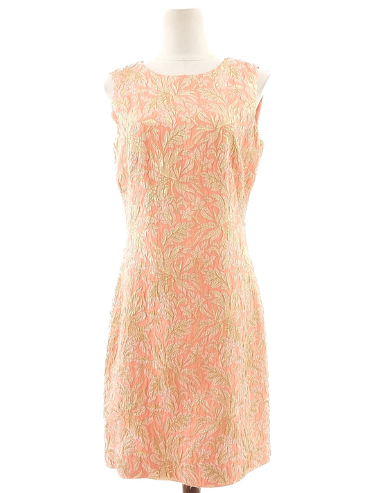 Excellent Dolce Gabbana Silk Pink Sleeveless Dress Size XL