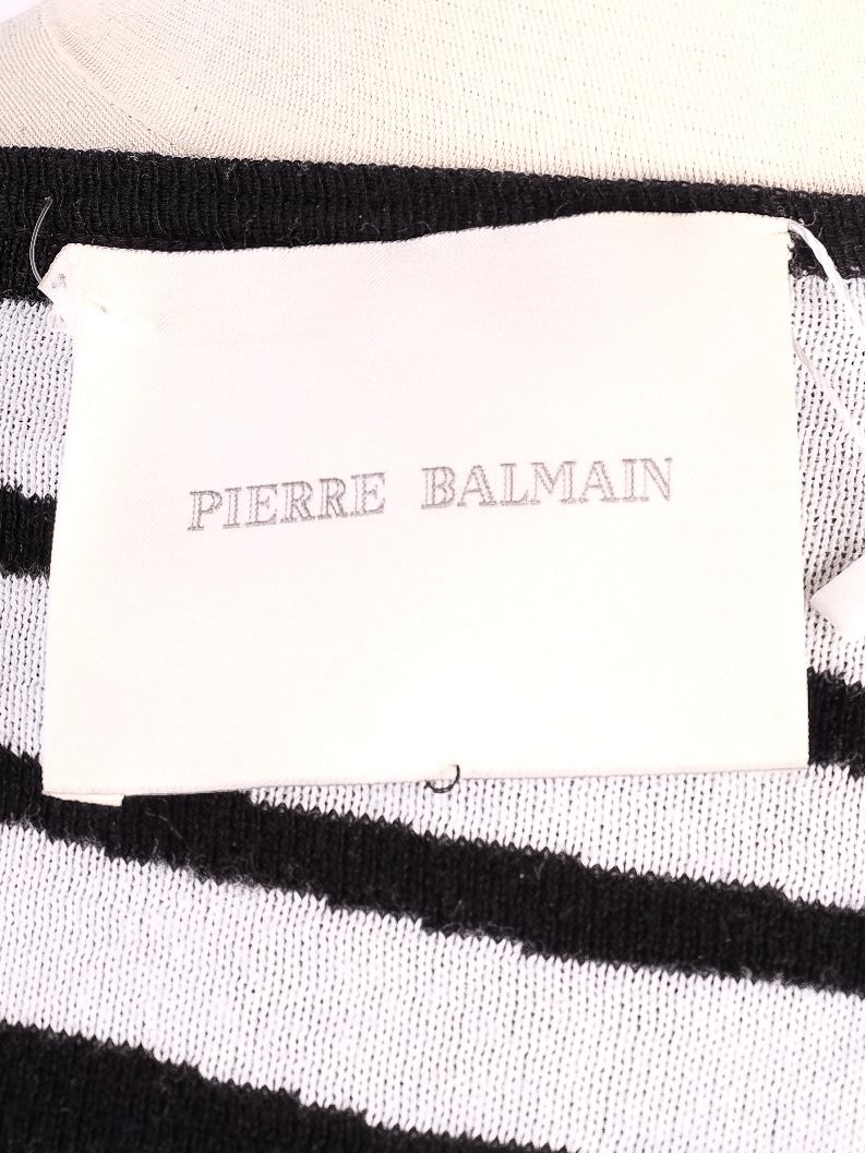 excellent balmain zebra print cardigan cotton size n/a