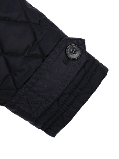 Excellent Burberry Blue Quilted Hooded Jacket for Kids Size 12