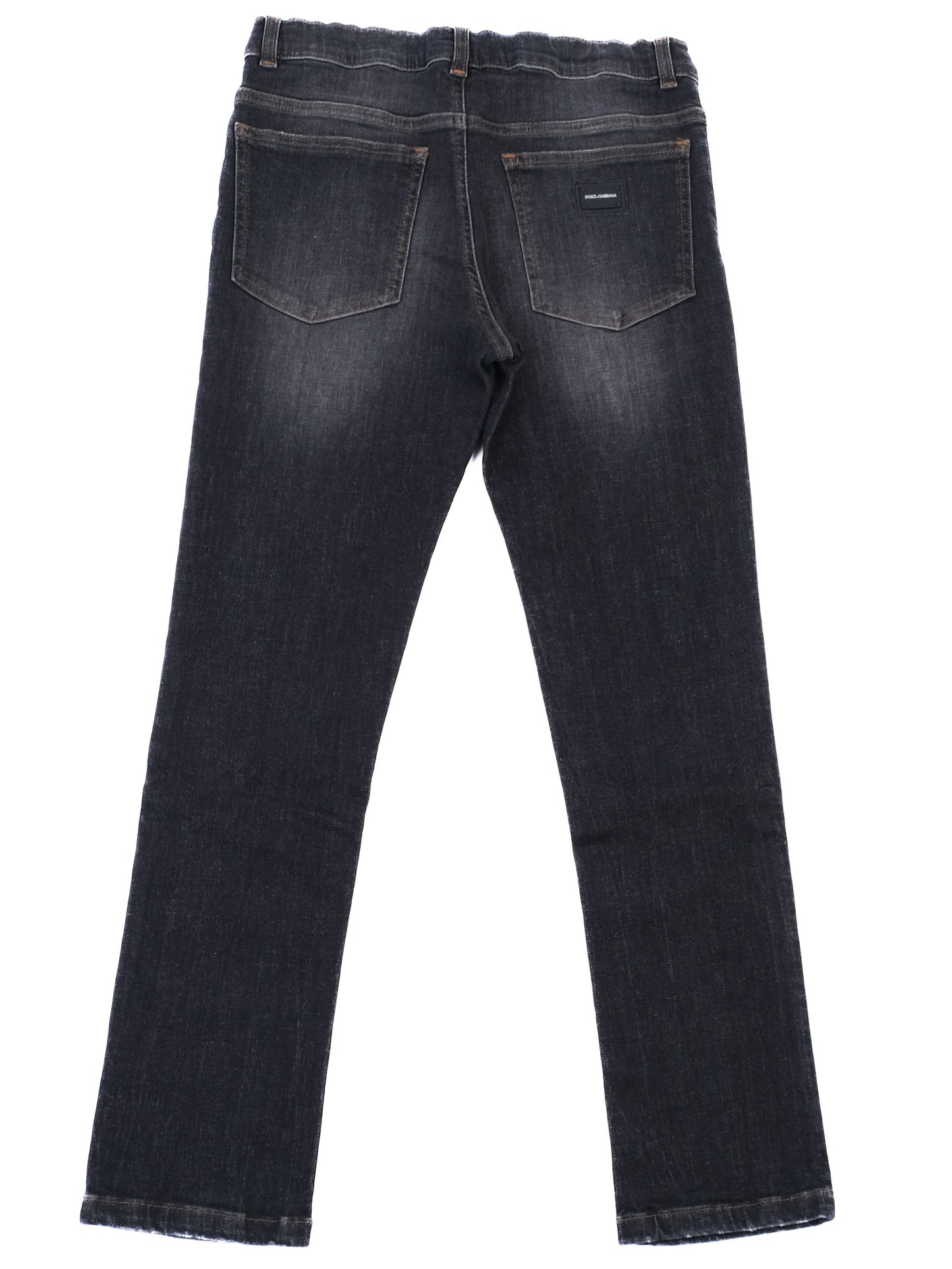 excellent dolce gabbana black denim jeans for kids size 10