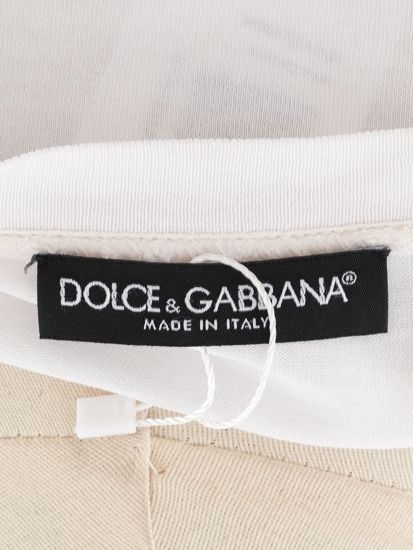 good dolce gabbana white floral cotton t-shirt size s women