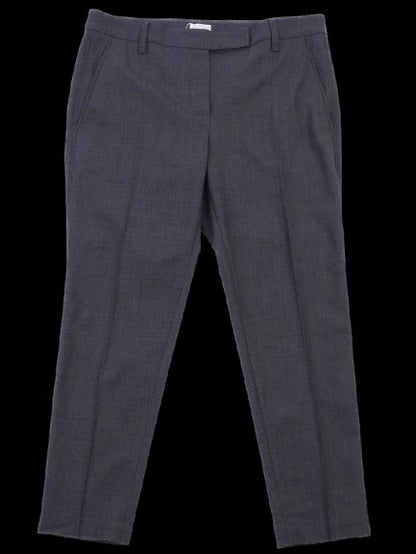 Excellent Brunello Cucinelli Gray Wool Trousers Size XL Women