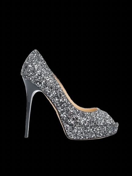 excellent jimmy choo high-heeled peep-toe shoes size 38 leather