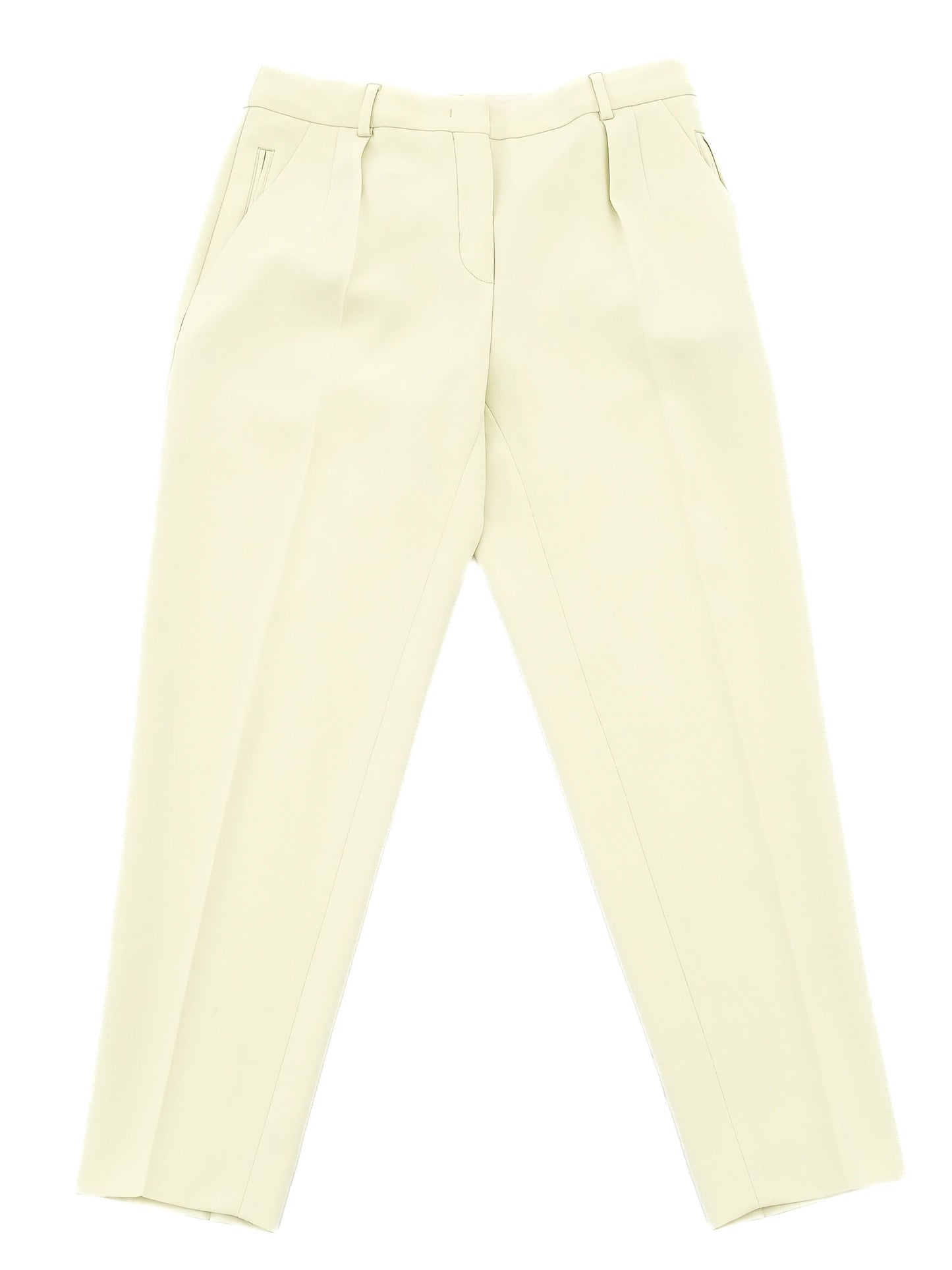 excellent max mara green trousers size m triacetate women