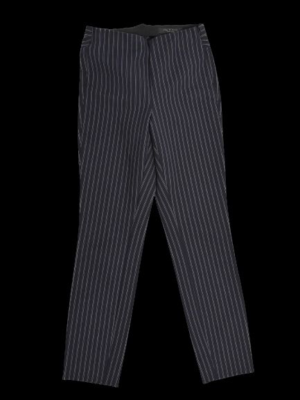 excellent rag&bone black striped pants size xs cotton blend