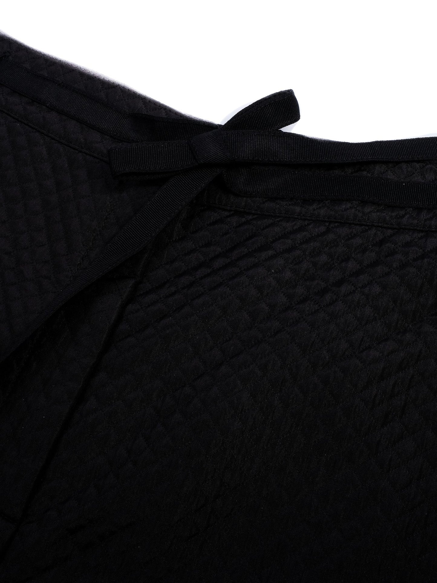 excellent dior black silk women’s shorts with drawstring size m