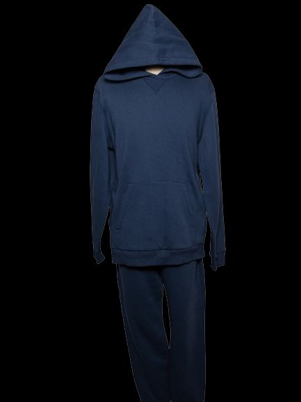 Good Theory Men's Blue Hoodie & Pants Set XL Cotton