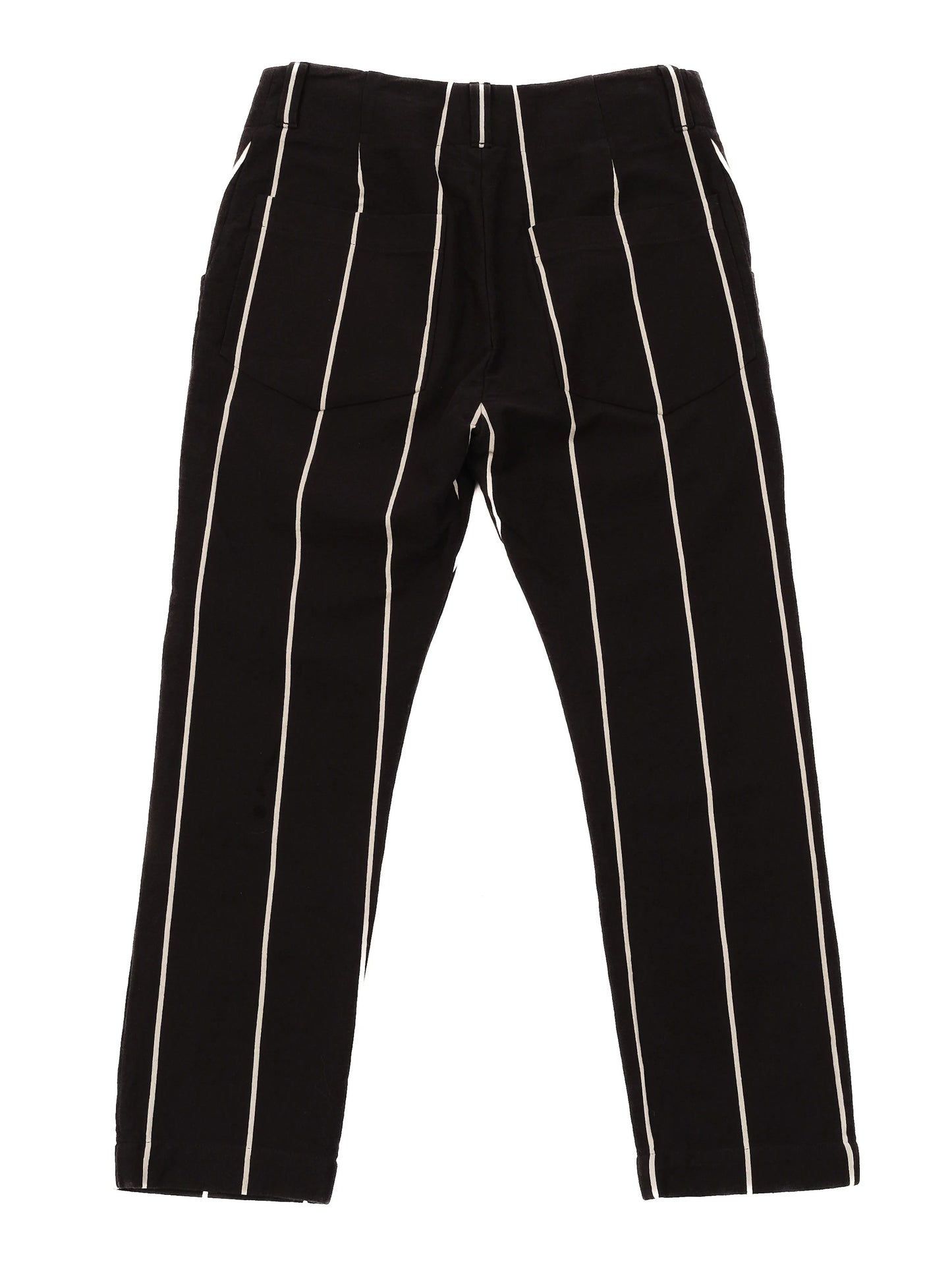 excellent brunello cucinelli black cotton pants size s