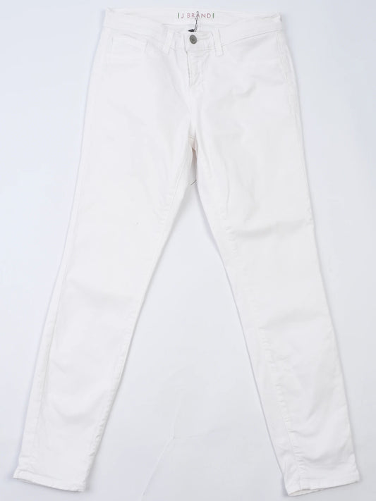 J Brand White Lycra Jeans Size S Excellent Condition