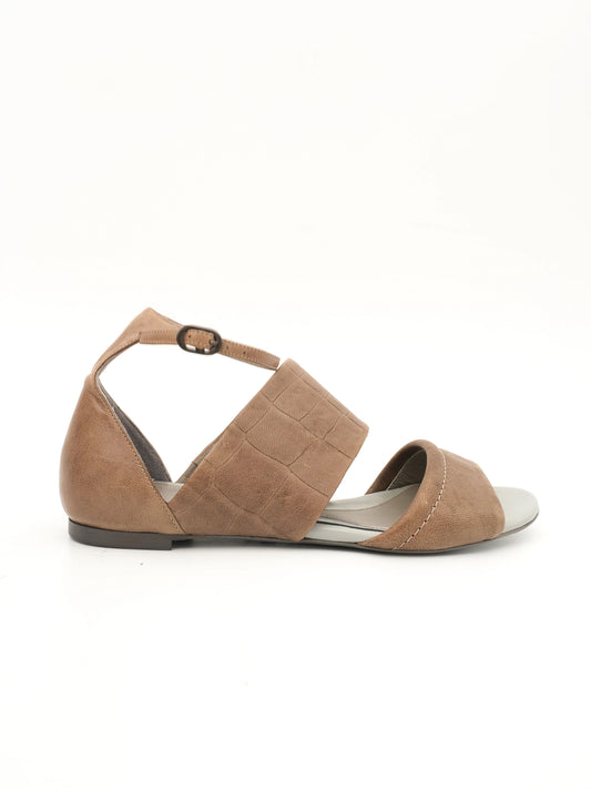 Excellent Alexander McQueen Orange Leather Sandals Size 36