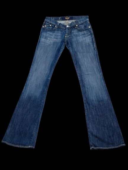good rock & republic blue denim bootcut jeans size xs