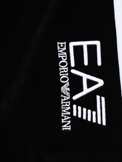 NEW Emporio Armani Black Hooded Zip-Up Coat Size XL