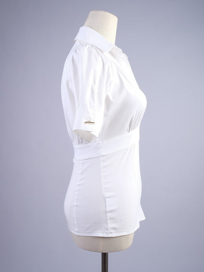 Excellent Elisabetta Franchi Women's Blouse White Size S