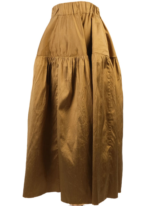 Excellent Marques'Almeida Orange Silk Skirt Size M