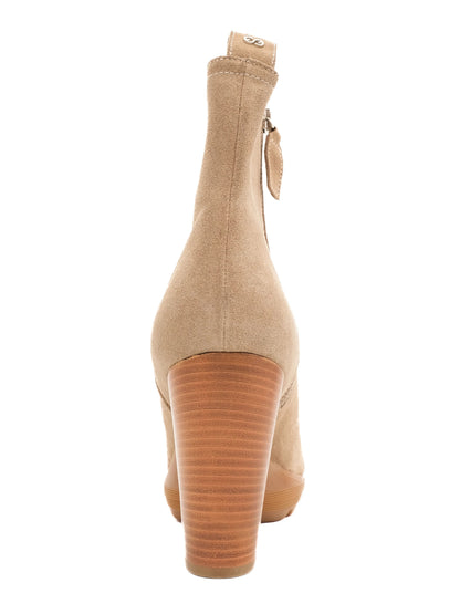 Excellent Escada Gray Genuine Suede Ankle Boots Size 38