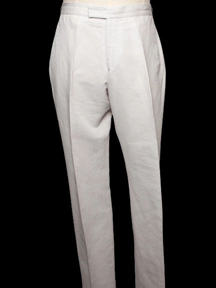 good reiss white cotton trousers size l for men