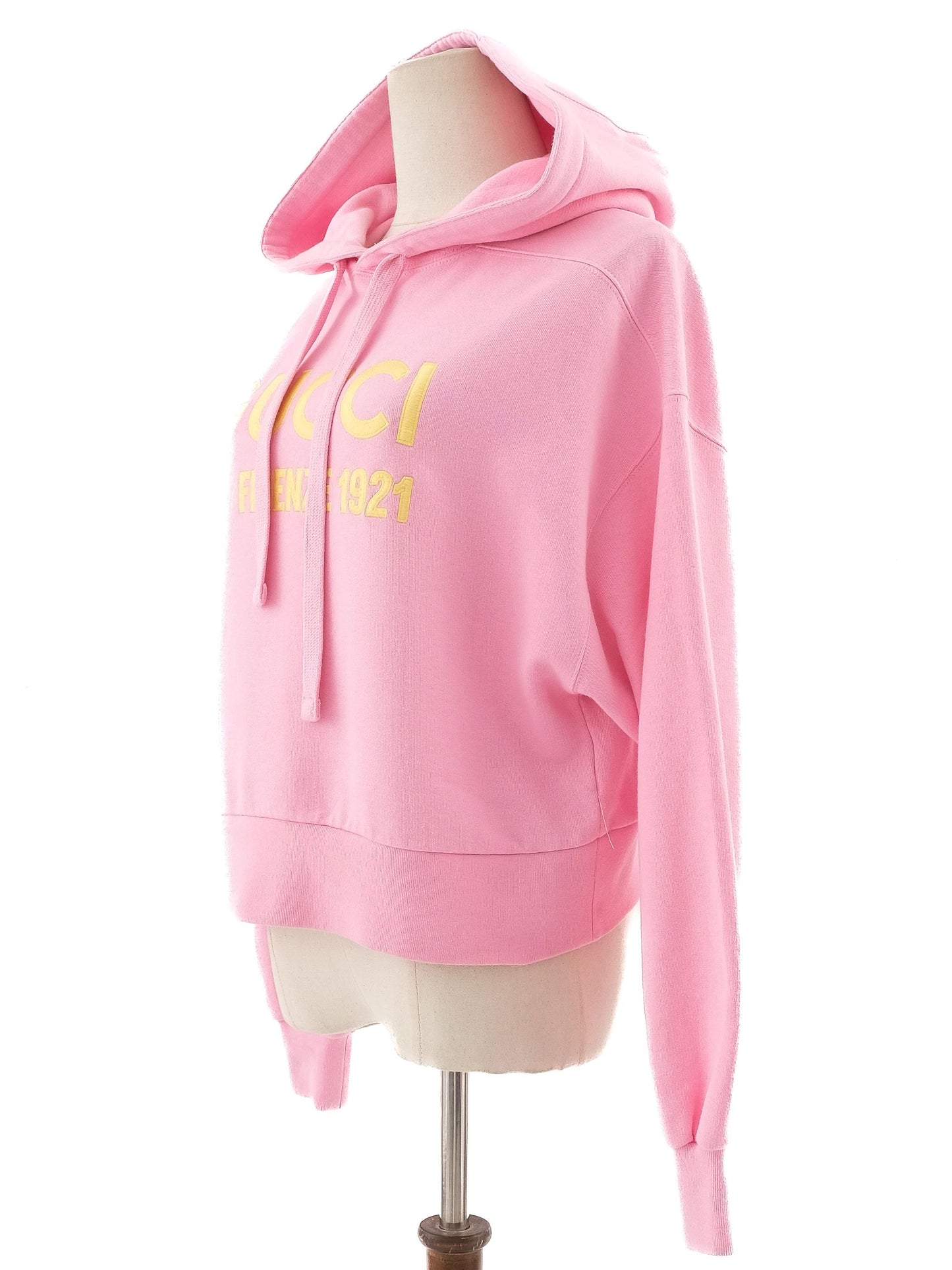 excellent gucci pink hoodie cotton women size n/a