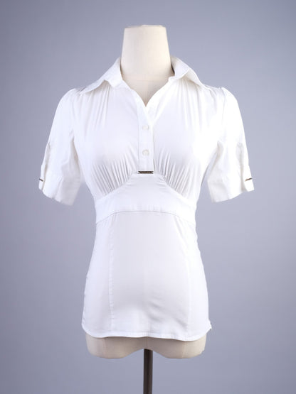 Excellent Elisabetta Franchi Women's Blouse White Size S
