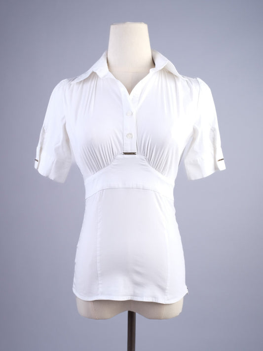 Excellent Elisabetta Franchi Women's Blouse White Size S