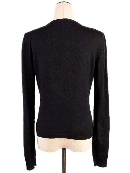 Excellent Moschino Blue Silk Cardigan WomenÕs Size XL