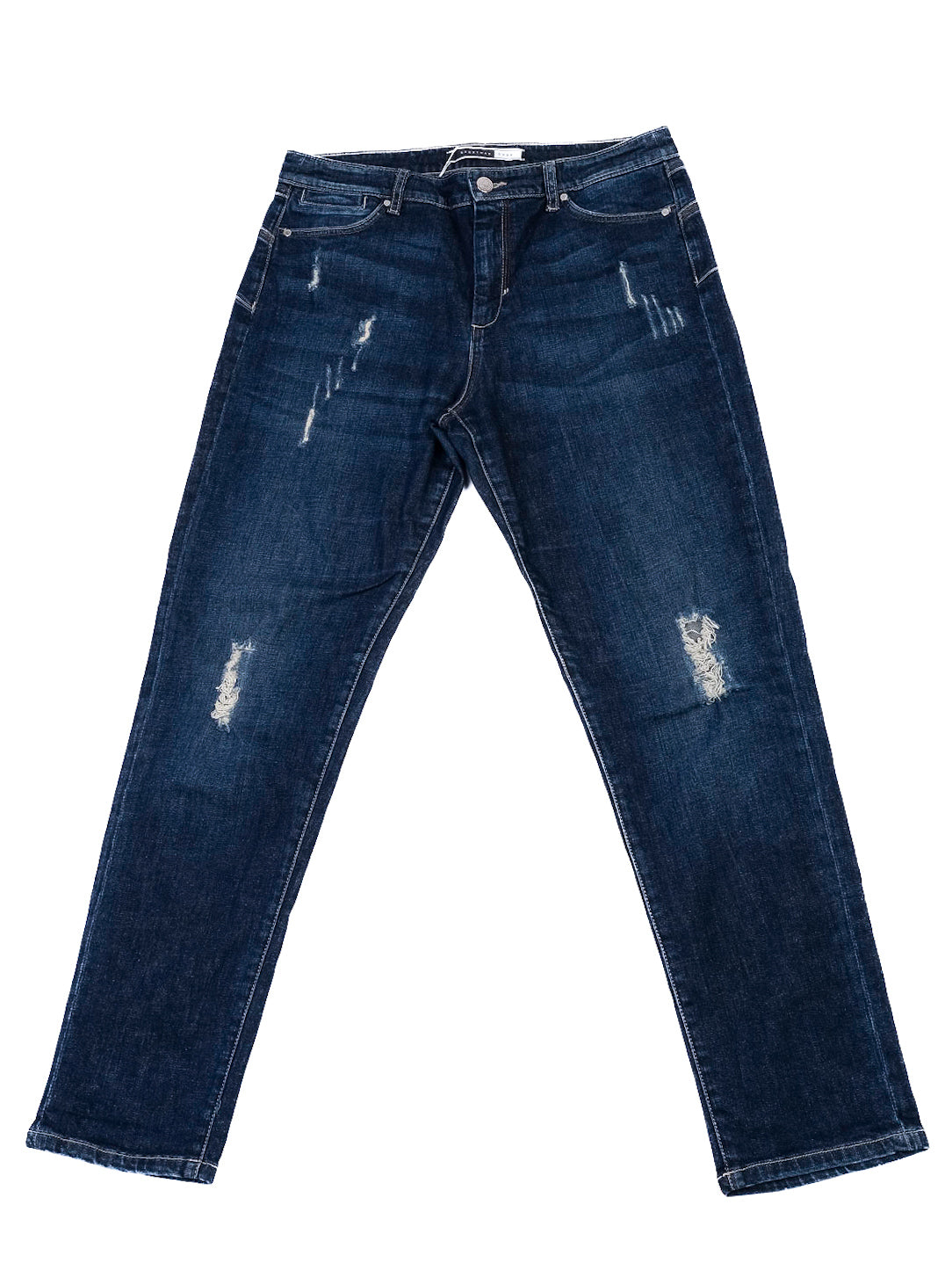 sportmax blue distressed jeans size m excellent condition