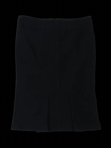 tom ford women's black wool skirt size l excellent condition