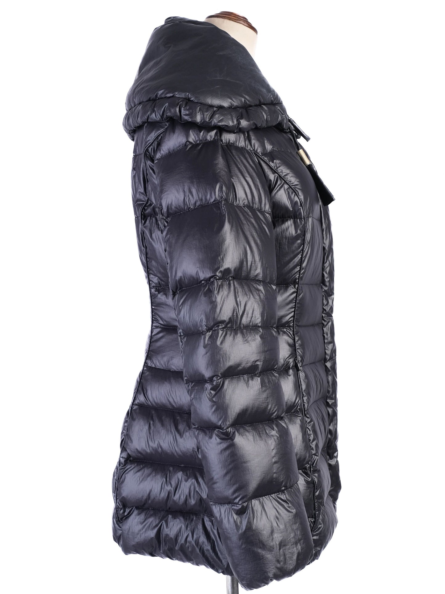 excellent hugo boss black puffer jacket xs polyester women