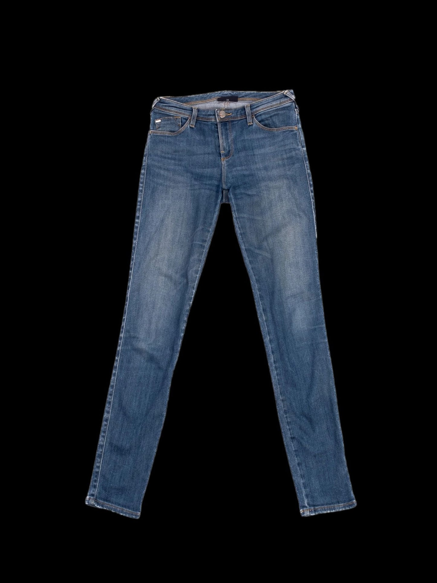 excellent armani jeans blue denim cotton women’s size unknown