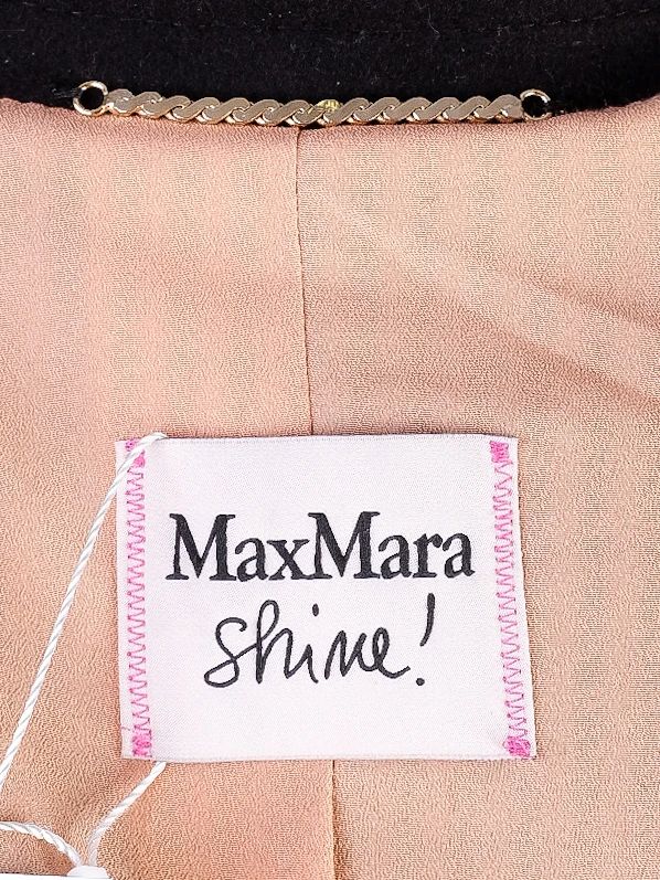 max mara shine! black wool jacket women's perfect condition