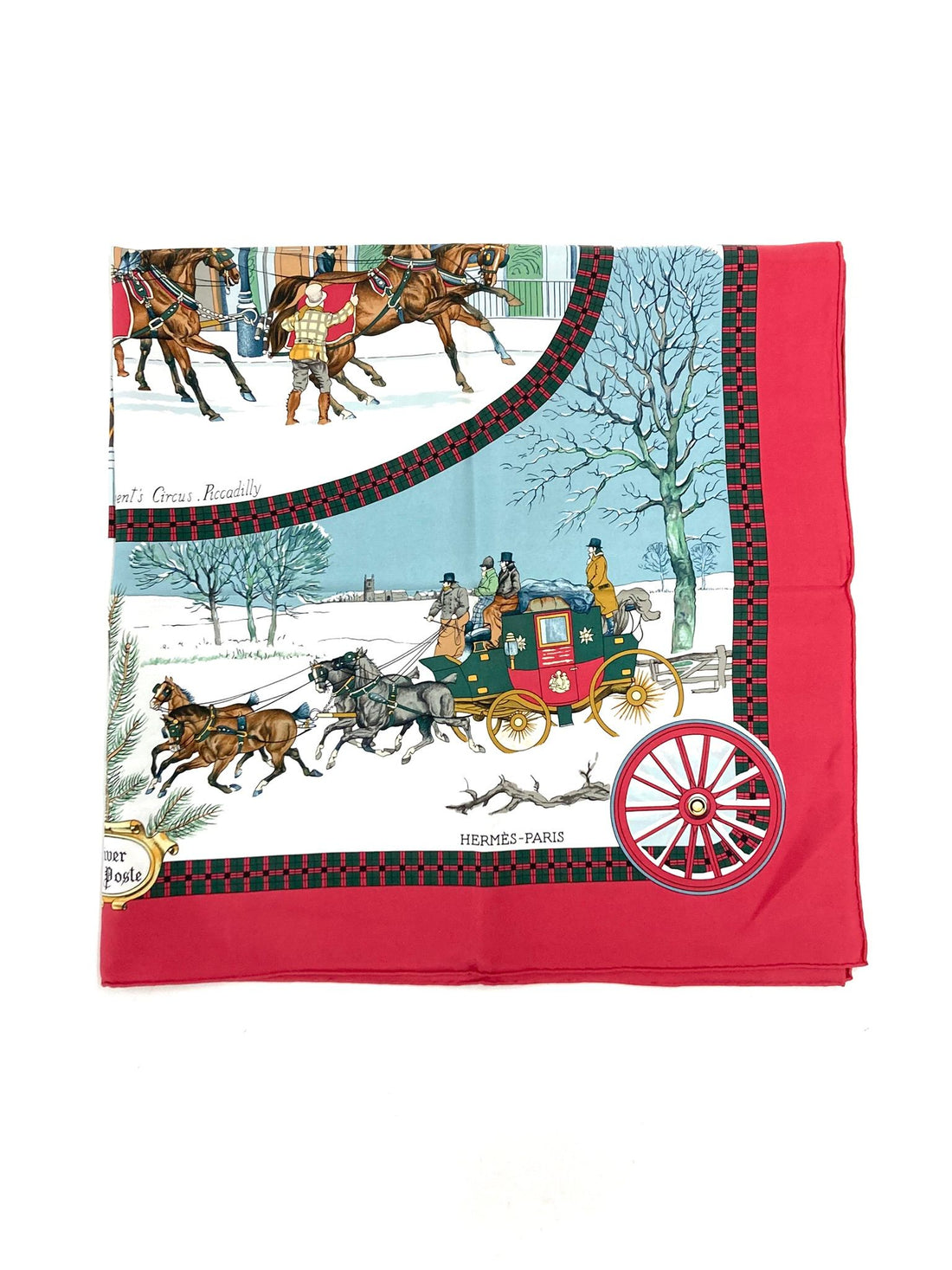 Hermes The Bull and Mouth Silk Scarf, 90