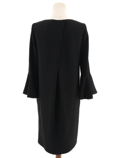 Max Mara Black Triacetate Dress Size S - Excellent Condition