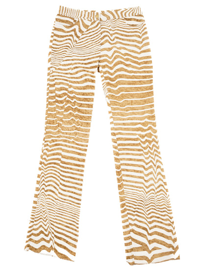 Perfect Gianfranco Ferr� Orange Striped Shirt Size M Women