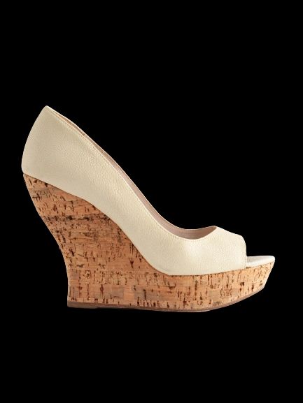 average condition miu miu yellow leather platform wedge shoes size 37