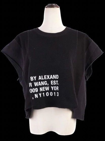 Excellent Alexander Wang Black Nylon Top Size S Women's Casual