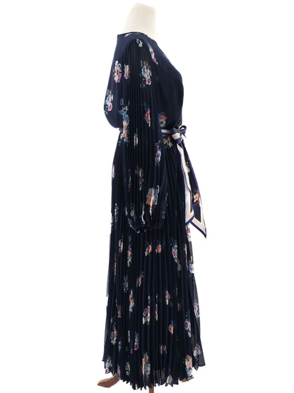 NEW Zimmerman Floral Maxi Dress Blue Polyester Size L