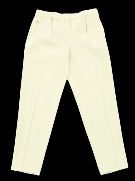 excellent max mara green trousers size m triacetate women