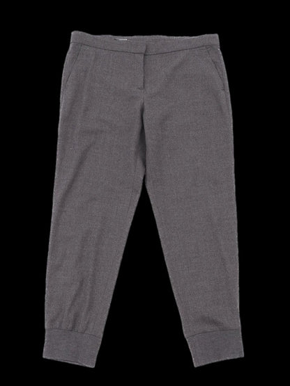Excellent ESCADA Gray Wool Trousers Women's Size L 42