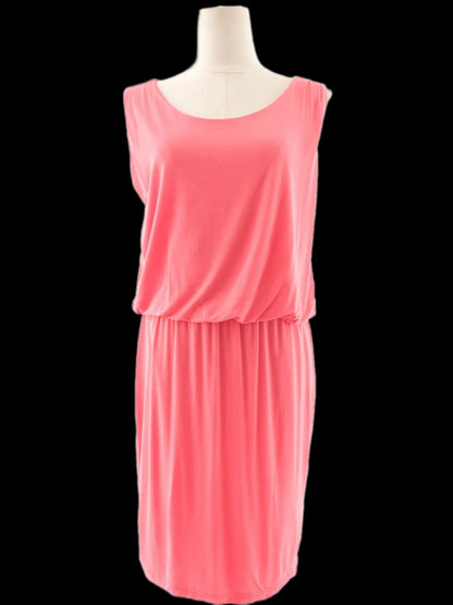 Allude Excellent Red Viscose Sleeveless Dress Size M