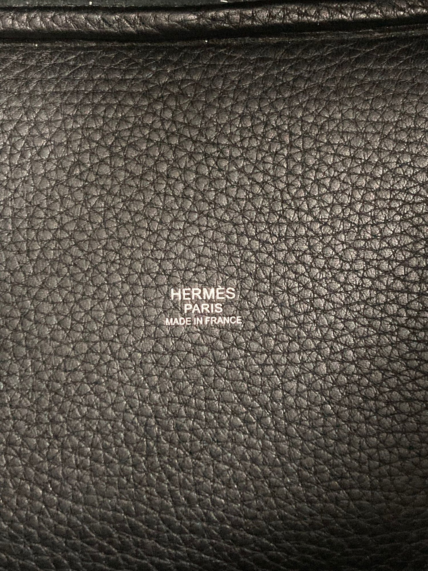 Hermes Black Picotin PM,Taurillon Clemence PHW  Y Stamp