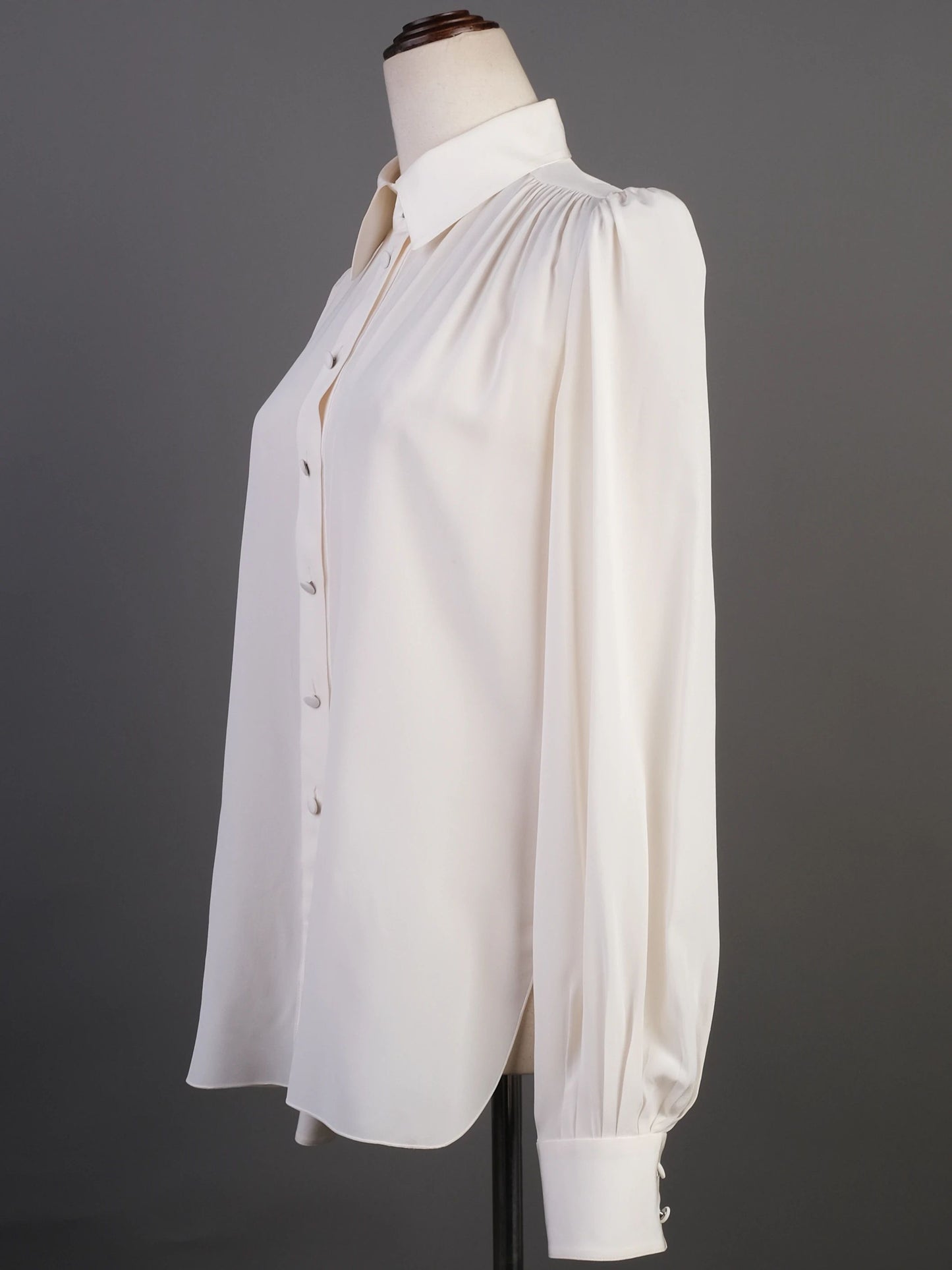 excellent dolce gabbana white cotton blouse women long sleeve