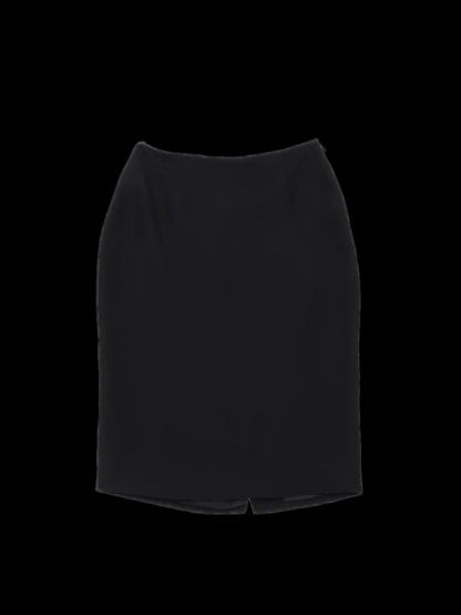 Excellent Prada Black Viscose Skirt Size M - Women's Luxury Wear