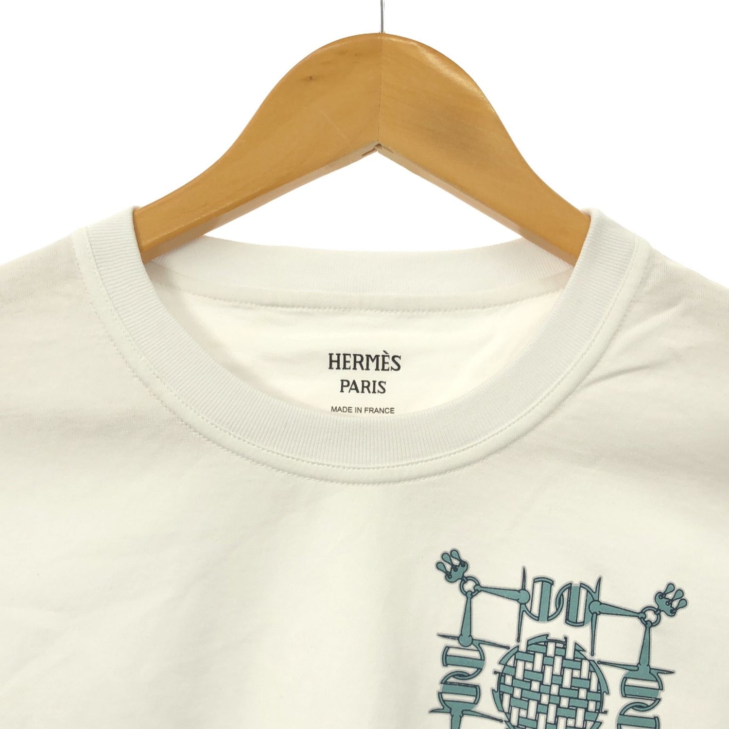 Hermes T-shirt Short Sleeve T-shirt White Cotton