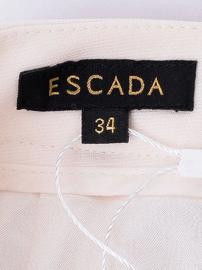 Perfect Escada Women's White Wool Pants Size 34