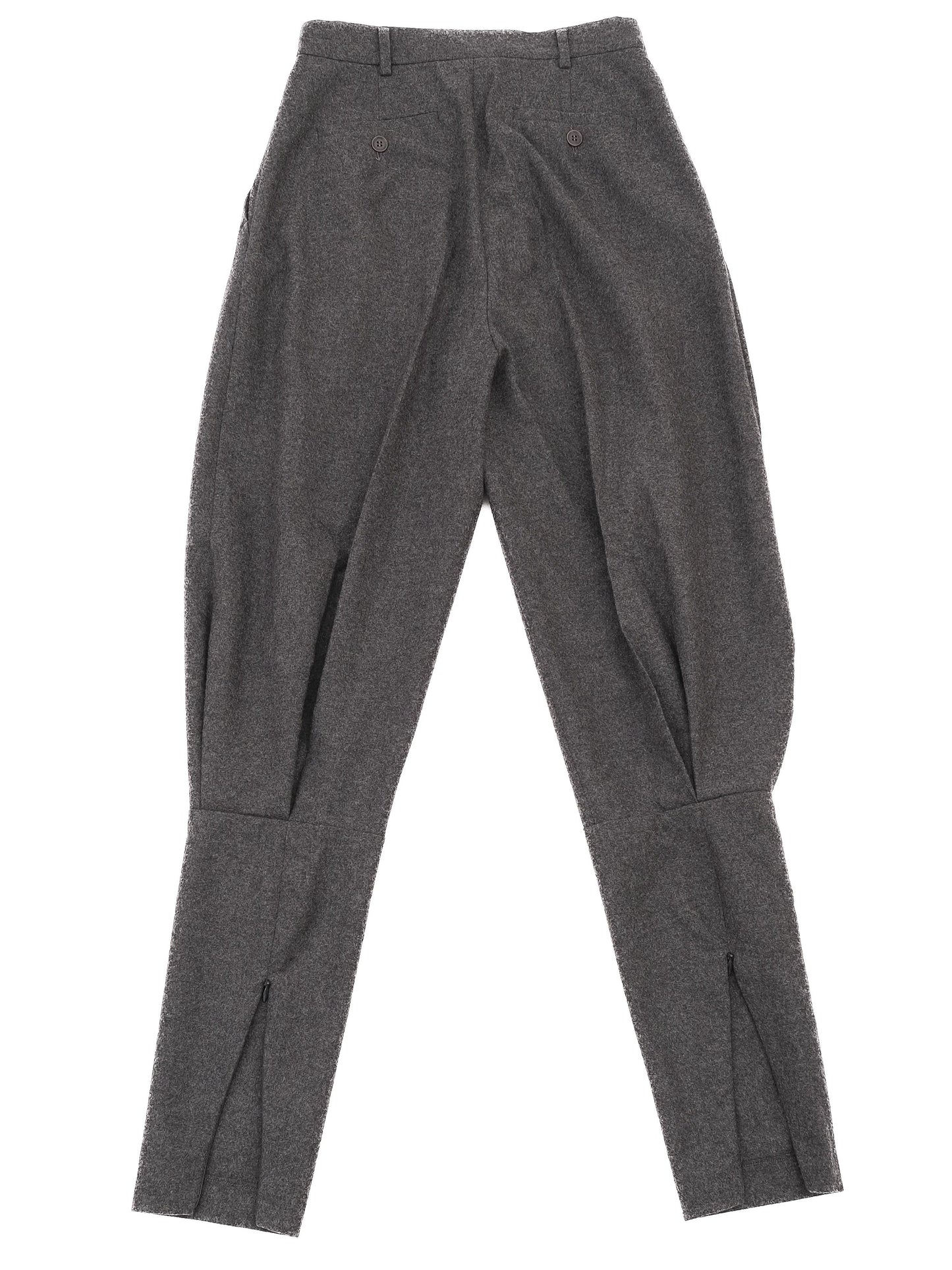 excellent max mara gray wool dress pants size m