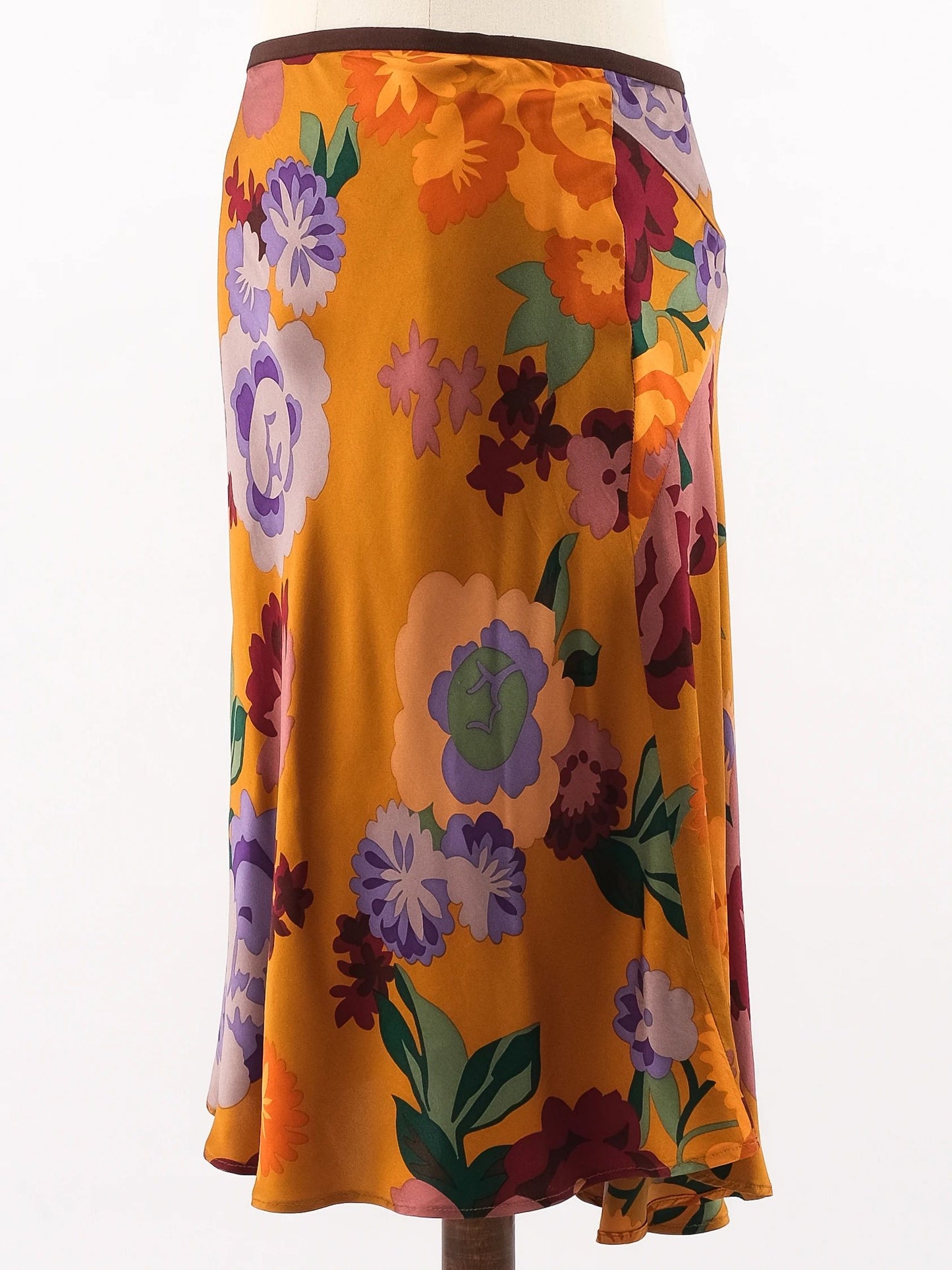 etro floral silk skirt size s excellent condition made in italy