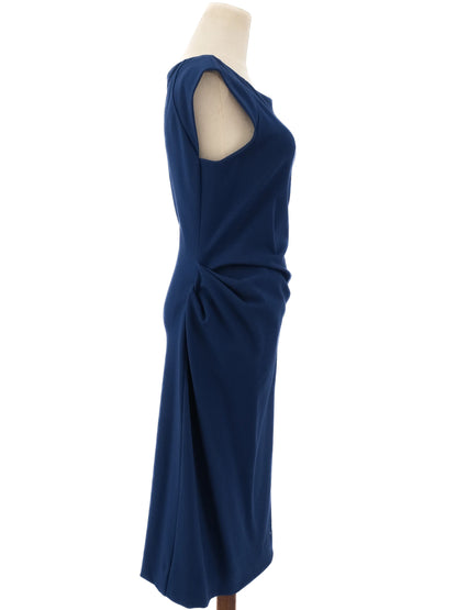 Excellent Diane von Furstenberg Blue Sleeveless Dress Size L