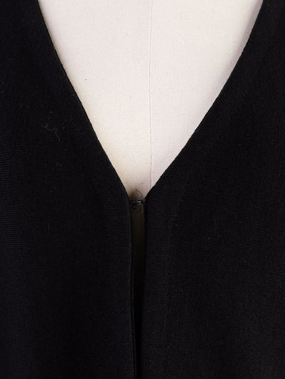 Excellent Blumarine Black Women's Cardigan Fringe Detail Size S