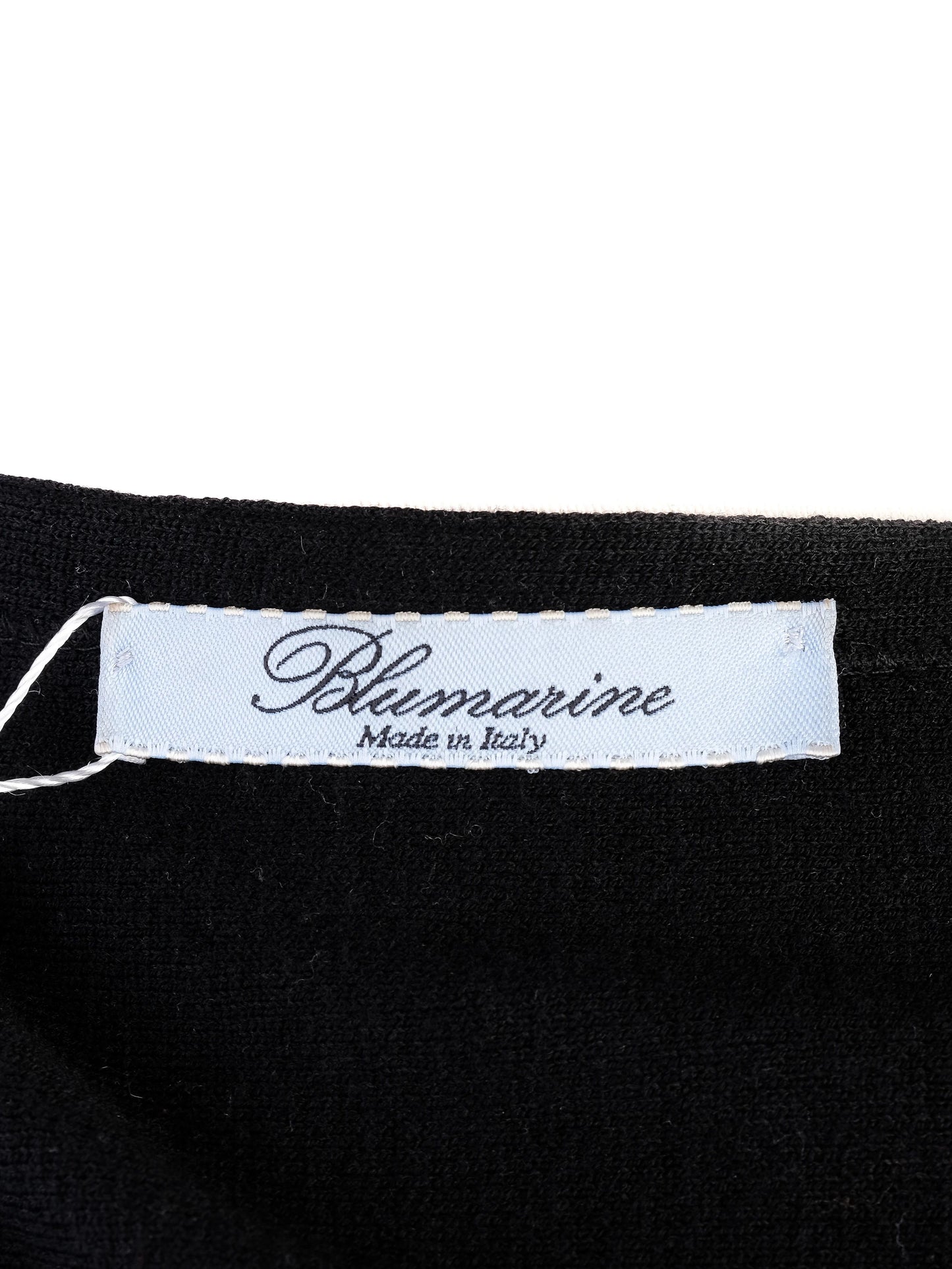 excellent blumarine black women's cardigan fringe detail size s